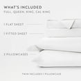 thumbnail image 5 of Luxury Cooling 100% Rayon From Bamboo Silky Soft Bed Sheets Set White King Size Bedding by Comfort Canopy, 5 of 12