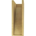 thumbnail image 4 of 7"W x 14"D x 21"H Classic Concord Rough Cedar Woodgrain TimberThane Corbel, Primed Tan, 4 of 6