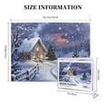 thumbnail image 5 of 500 PCS Rural Snow Scenery 500 Piece Wooden Puzzle For Adults,Brain Challenge,Relax Yourself,Vintage Snow Scenery Christmas Puzzle 500 Piece,Great For Relaxation And Display For Puzzle Enthusiast, 5 of 6
