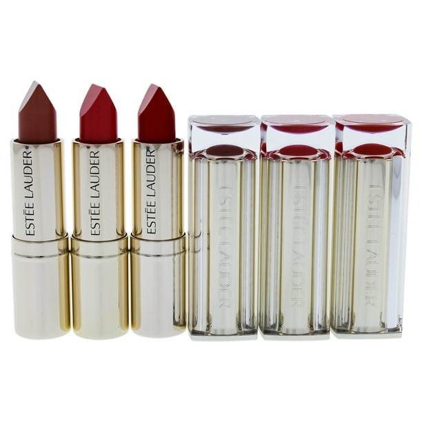 Pure Color Love Lipstick Set by Estee Lauder for Women - 3 Pc Set No 100 Blase Buff , No 250 Radical Walmart.com