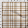 thumbnail image 4 of oneOone Polyester Spandex Brown Fabric Tartan Dress Material Fabric Print Fabric By The Yard 56 Inch Wide, 4 of 4