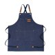 thumbnail image 1 of Delantal de carpintería de lona gruesa, impermeable, para jardinería y cafetería, color azul claro, 1 of 11