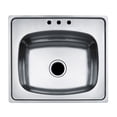 thumbnail image 1 of TARJA / FREGADERO TEKA 635.560 1C (25.22) 6” PARA EMPOTRAR DE 63.5 CM (25 PULGADAS) CON UNA TINA EN ACERO INOXIDABLE Teka Horno Gas Empotre Teka HBB 724 G SS de 60 cm (24") Acero Inox Antihuella Negro, 1 of 2