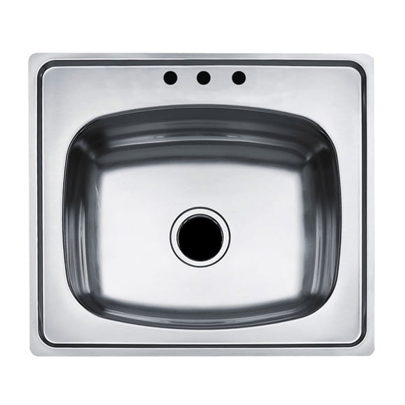 TARJA / FREGADERO TEKA 635.560 1C (25.22) 6” PARA EMPOTRAR DE 63.5 CM (25 PULGADAS) CON UNA TINA EN ACERO INOXIDABLE Teka Horno Gas Empotre Teka HBB 724 G SS de 60 cm (24") Acero Inox Antihuella Negro