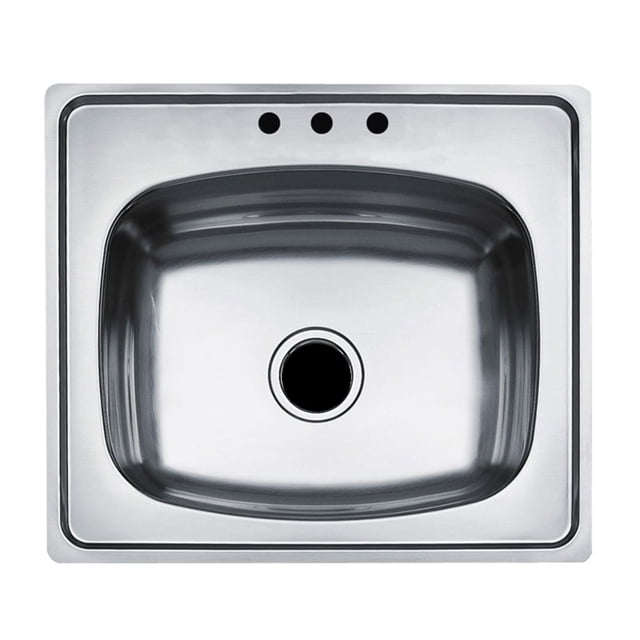 TARJA / FREGADERO TEKA 635.560 1C (25.22) 6” PARA EMPOTRAR DE 63.5 CM (25 PULGADAS) CON UNA TINA EN ACERO INOXIDABLE Teka Horno Gas Empotre Teka HBB 724 G SS de 60 cm (24") Acero Inox Antihuella Negro