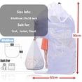 thumbnail image 5 of Juego de 2 - bolsa de lavandería blanca - bolsa de lavandería de malla - bolsa de lavandería para proteger la ropa de la lavadora Sincero Electrónica, 5 of 5