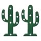thumbnail image 1 of GOOHOCHY 2 lámparas de noche con forma de cactus, luces LED de neón para escritorio, sin batería, 1 of 8