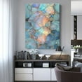 thumbnail image 4 of Xecao Pastel Abstract Fluid Art for Ready-to-Hang Canvas Art 12x16 Inches - Waterproof HD Print Solid Wood Frame for Gifting,Vertical, 4 of 8
