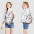 thumbnail image 4 of 4-Pockets Cross Body Bags for Woman Men,Cute Sea Life Sling Bag Chest Bag with Adjustable Strap Women's Crossbody Bags for Outdoors Hiking Traveling, 4 of 4