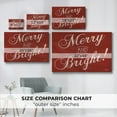thumbnail image 5 of Red Merry and Bright- Gallery Wrapped Canvas, 5 of 9