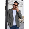 thumbnail image 3 of COOFANDY Men's Business Blazer Slim Fit Lightweight Sport Coats Two Button Casual Suit Jacket, 3 of 6