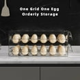 thumbnail image 5 of Clear 60 Egg Container for Refrigerator, Egg Holder for Fridge,Stackable Egg Storage Container, Egg Fresh Storage Box Tray, 5 of 9