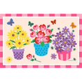 thumbnail image 1 of LA Rug OLK-014 1929 Olive Kids Collection - Blossoms & Butterflies Rug - 19 x 29 Inch, 1 of 1