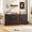 Dark Brown, variant on HAUXITIO 70" Farmhouse Buffet Cabinet with 4 Doors,Wood Sideboard with Adjustable Shelves for Kitchen Storage,Dark Brown