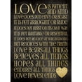 thumbnail image 2 of Marrott, Stephanie 25x32 Black Ornate Wood Framed with Double Matting Museum Art Print Titled - Love Is Patient, 2 of 4