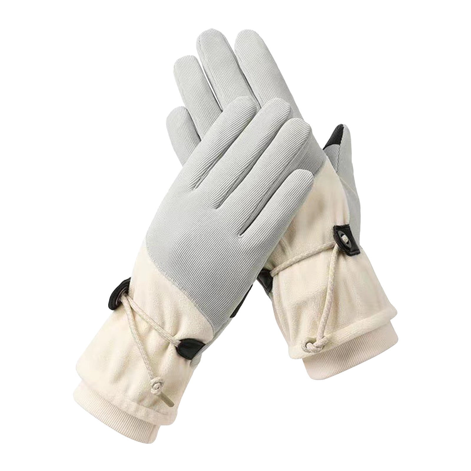 Winter Thermal Touchscreen Gloves, Windproof Fleece-Lined Cycling