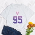 thumbnail image 3 of Camiseta informal con estampado de k-pop para mujer, Top Harajuku para mujer, Camiseta básica con cuello redondo, camiseta blanca de manga corta para niña, 3 of 5