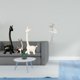 thumbnail image 2 of Figura De Jirafa Y Bailarina De Cerámica Moderna, Escultura Artística, Centro De Mesa Creativo Para Escritorio, Oficina, Dormitorio, Estantería, Chimenea, Decoración De Entrada., 2 of 8