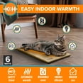 thumbnail image 5 of K&H Pet Products Thermo-Kitty Mat Heated Cat Bed Mocha/Tan 12.5 x 25 inches, 5 of 13