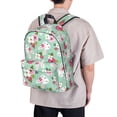 thumbnail image 5 of Goofa Bunny And Rose Printed Backpack,Laptop Backpack,Durable Anti-Theft Travel Work Backpack,Water-resistant Backpack, 5 of 9