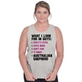 thumbnail image 4 of Look Guys Austrailian Shepherd Lover Womens Plus Size Graphic Tank Top Brisco Brands 3X, 4 of 5