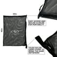 thumbnail image 5 of Athletic Works Mesh Sports Ball Bag Drawstring Shoulder Strap, Black, Unisex, 5 of 8