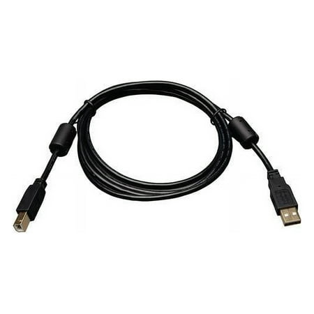 UPC: 0037332174253 | Tripp Lite 3-ft. USB2.0 A/B Gold Device Cable with Ferrite Chokes (A Male to B Male)
