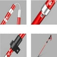thumbnail image 2 of TFixol Bâtons de Randonnée Pliants Ultralégers pour Randonnée, Alpinisme et Aventures en Plein Air - Longueur Réglable, Multifonctionnel, Rouge, 2 of 7