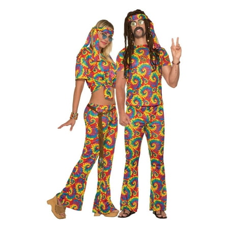 Adult Unisex Tie Dye Hippie Halloween Costume