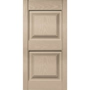 Builders Edge 14.75 W in. Raised Panel Vinyl Shutters