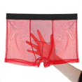 thumbnail image 1 of Calzoncillos tipo bóxer transparentes ultrafinos para hombre, ropa interior sexy sin costuras, 1 of 5