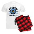 thumbnail image 6 of CafePress - Argentina Football Pajamas - Men's Light Loose Fit Cotton Pajama Set, 6 of 7