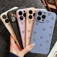 thumbnail image 2 of Compatible with iPhone Case,Cute Heart Pattern Camera Lens Protection Soft Shockproof Cover Phone Case (Black,iPhone 13 Pro Max), 2 of 7