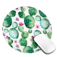 thumbnail image 2 of Disketp Cactus Plants Small Mouse Pad 7.9x7.9 Inches,Washable Round Mousepad For Office Laptop Computer,Non-Slip Rubber Base Mouse Pads For Wireless Mouse, 2 of 8