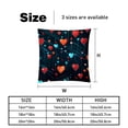 thumbnail image 5 of Electrocardiogram Set of 2 Velvet Throw Pillow Covers with Unique Patterns - 16x16, 18x18, 20x20 Inches for Various Occasions - Pillows Covers Throw Pillow Inserts Pillow Inserts, 5 of 6