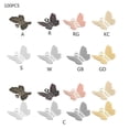 thumbnail image 3 of 100x Jewelry Making Pendants Multi-color Butterfly Charms For Necklace Bracelets, 3 of 5