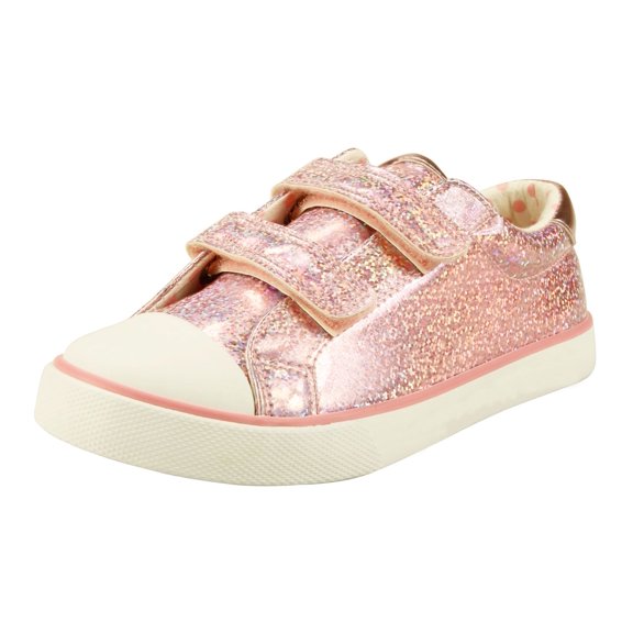 The Doll Maker Girl's Double Strap Metallic Sneaker (Little Kid/Big Kid) - TD193011D-9