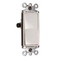 thumbnail image 1 of Leviton Mfg S12-05603-2WS Décoration de Qualité Résidentielle Blanche Interrupteur Silencieux AC 3 Voies R, 1 of 1
