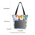 thumbnail image 3 of Disketp Colorful Butterflies for Women’s Casual Shoulder Tote Bag Cross-body Handbags for Shopping, Travel and Daily Use, 3 of 6