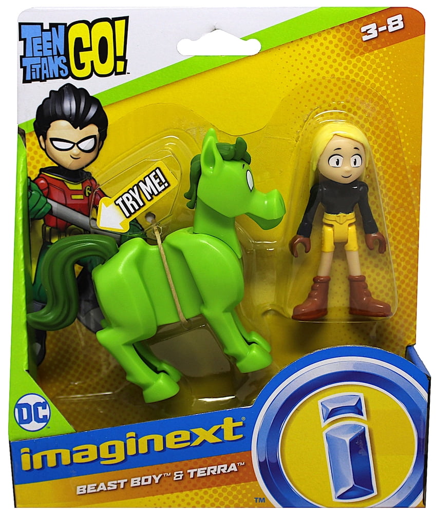 IMAGINEXT TEEN TITANS GO BEAST BOY & GORILLA NEW FACTORY SEALED FISHER PRICE 