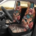 thumbnail image 2 of Yiaed Flower Crown Cat Print Car Seat Covers,Universal Auto Seats Protector Fits for Car,SUV Sedan,Truck,Automotive Seat Covers & Accessories(Two packs), 2 of 7