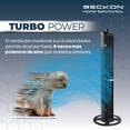 thumbnail image 4 of Ventilador de torre TURBO POWER 6 velocidades +control remoto +oscilación modos de uso con display LED - 102cm Beckon, 4 of 8