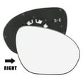 thumbnail image 2 of Unique Bargains Car Rearview Mirror Glass with Backing Plate Heated Right Side, 2 of 7