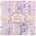 thumbnail image 4 of Scrapbook Paper Set 20Pcs Decorative Craft Paper For DIY Projects And Card Making In Purple Color Ideal For Album And Scrapbook Use, 4 of 5