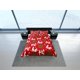 thumbnail image 4 of Santa Claus Ho Ho Ho Laugh Juego de Funda Nórdica Rojo, Navidad Ropa de cama de tamaño completo, 4 of 4