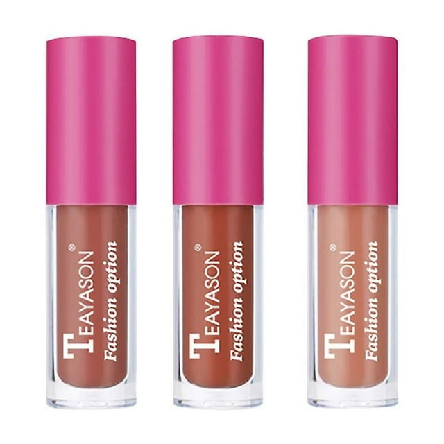 Set de brillo labial HUOGUO Diamond Lip Gloss 6 ml x3