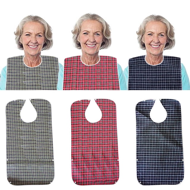 Cagogo under $5 3Pcs Adult Bib, Adult Bib