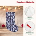 thumbnail image 4 of KLL Skull flower crystal for 18" Christmas Stocking Snowman Xmas Stocking Holiday Christmas Decoration Gifts for Family Kids, 4 of 8
