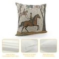 Autua Throw Pillow Covers For Couch Equestrian Sport Decorative Square