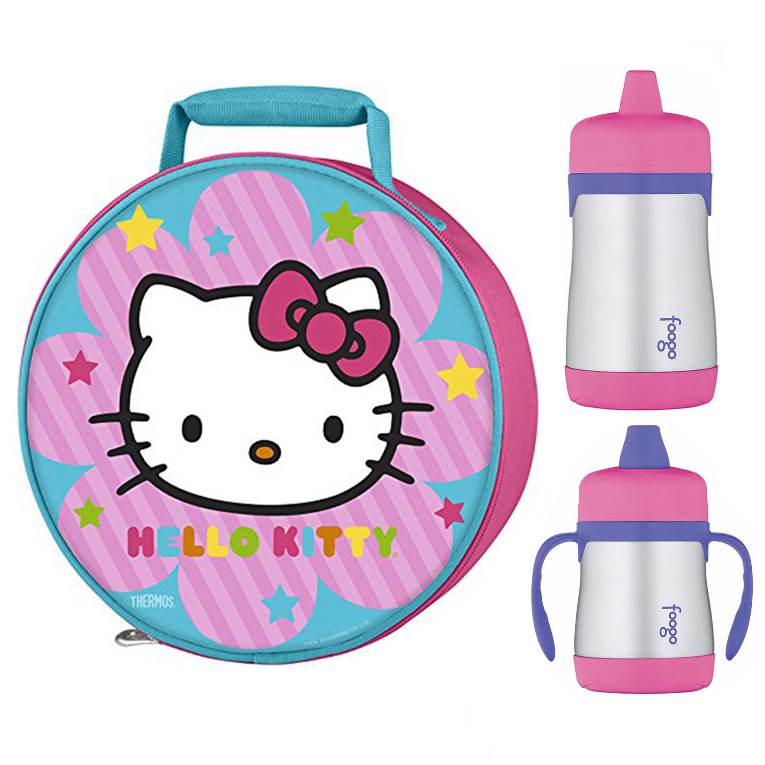 Thermos Hello Kitty Insulated Lunch Bag and Water Bottle Set